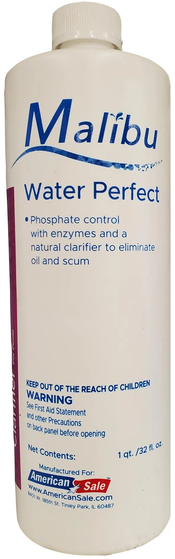 32 fl. oz. Malibu Water Perfect Enzyme and Phosphate Control for Pools