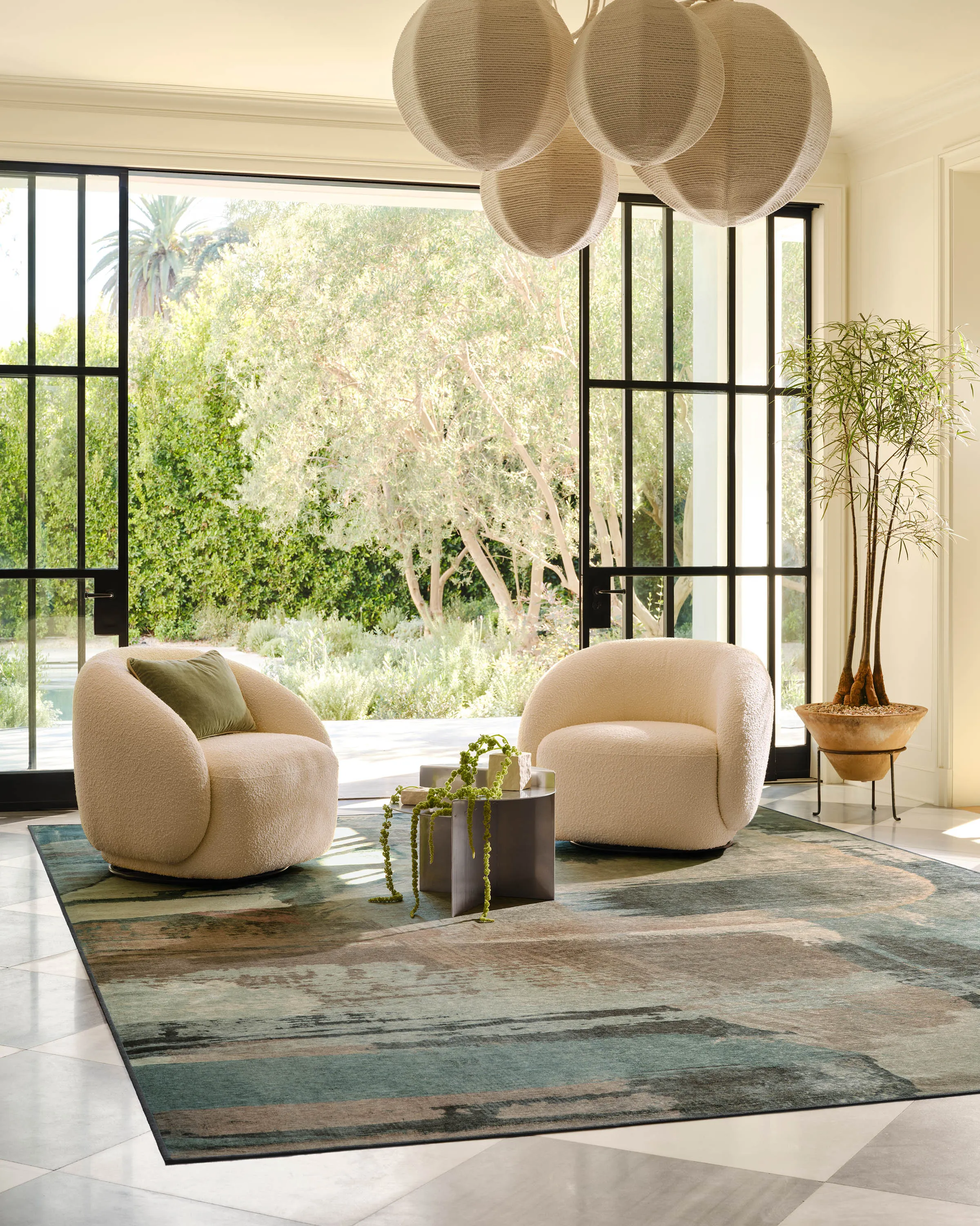 Architectural Digest Dresden Shadow Multicolor Tufted Rug