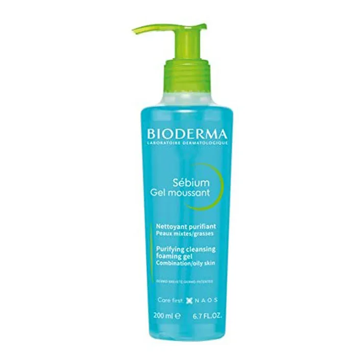 Bioderma Sebium Purifying Cleansing Foaming Gel Combination To Oily Skin 200 ML