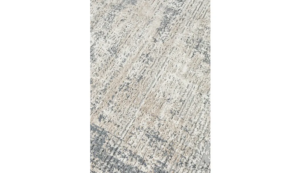 Brooklyn Charcoal Beige Abstract Textured Rug