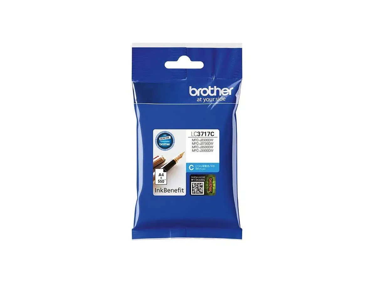 Brother LC3717 Cyan Ink Cartridge (LC3717C)