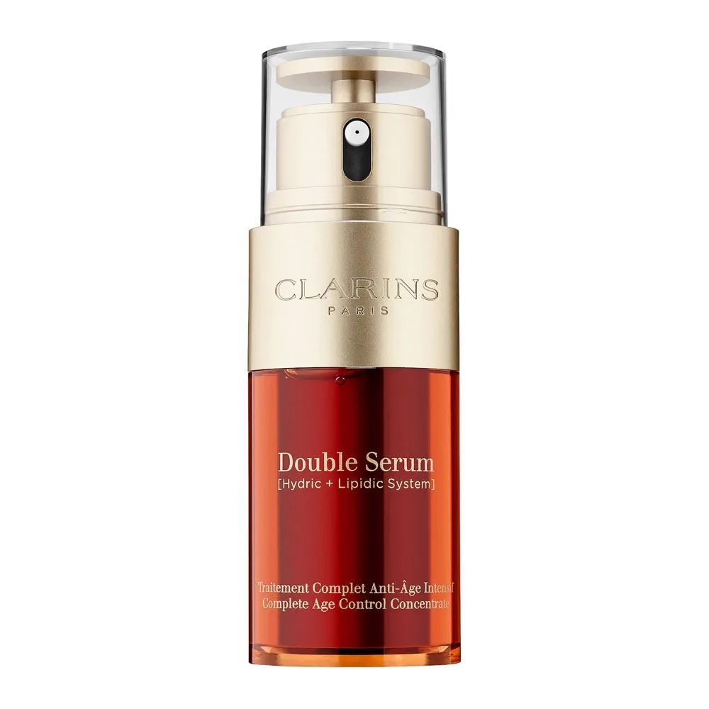 Clarins Paris Double Serum Complete Age Control Concentrate, Hydric   Lipdic System, 30ml