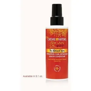 Creme of Nature Argan Oil Hydrating Curl Detangler Leave-in Detangler Leave in Conditioner 125 ml