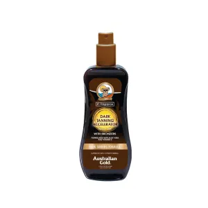 Dark Tanning Accelerator Spray Gel with Bronzer