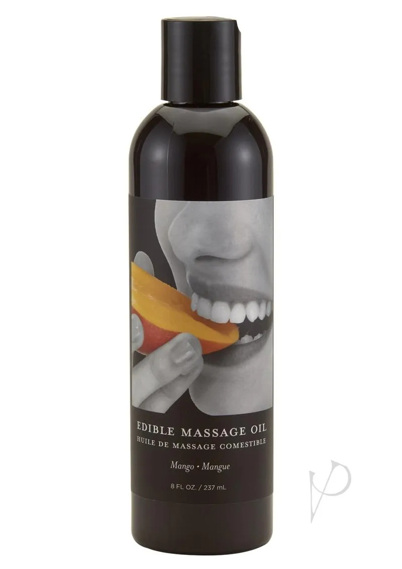 Edible Tropical Massage Oil Mango 8 Oz