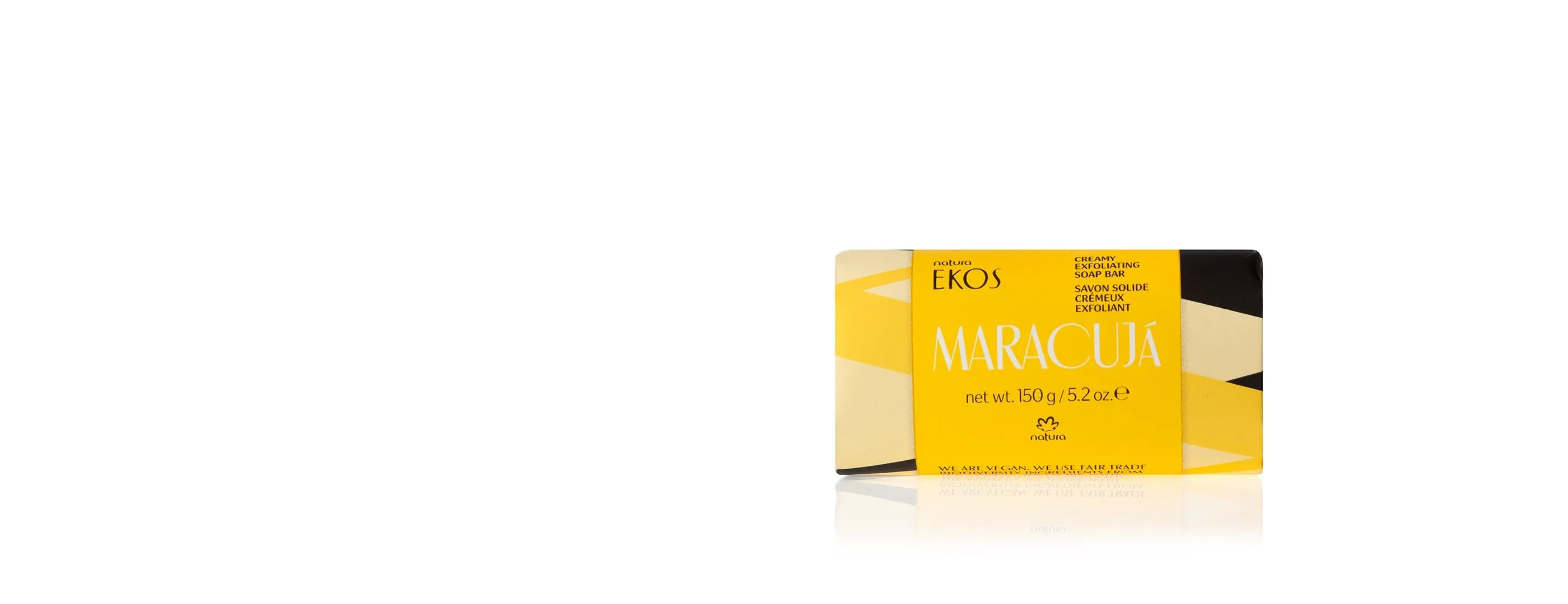 Ekos Maracujá Creamy Exfoliating Soap Bar