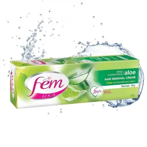 Fem USA Hair Removal Cream With Aloe Vera For Deep Moisturizing - 120g