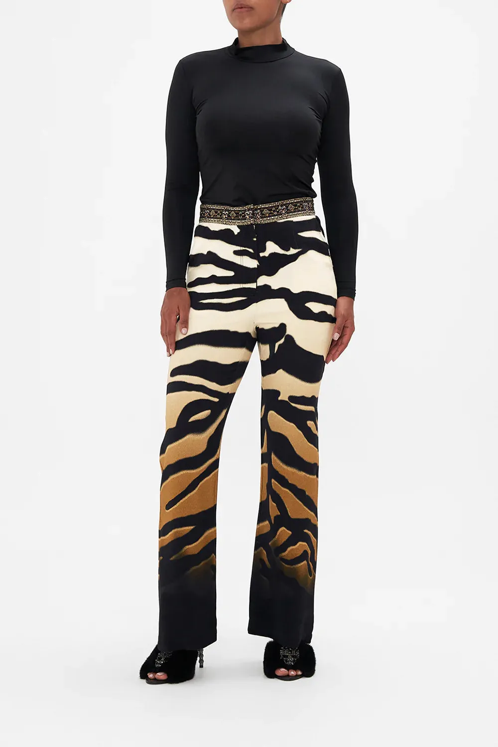 FULL LENGTH FLARED PANT TAME MY TIGER