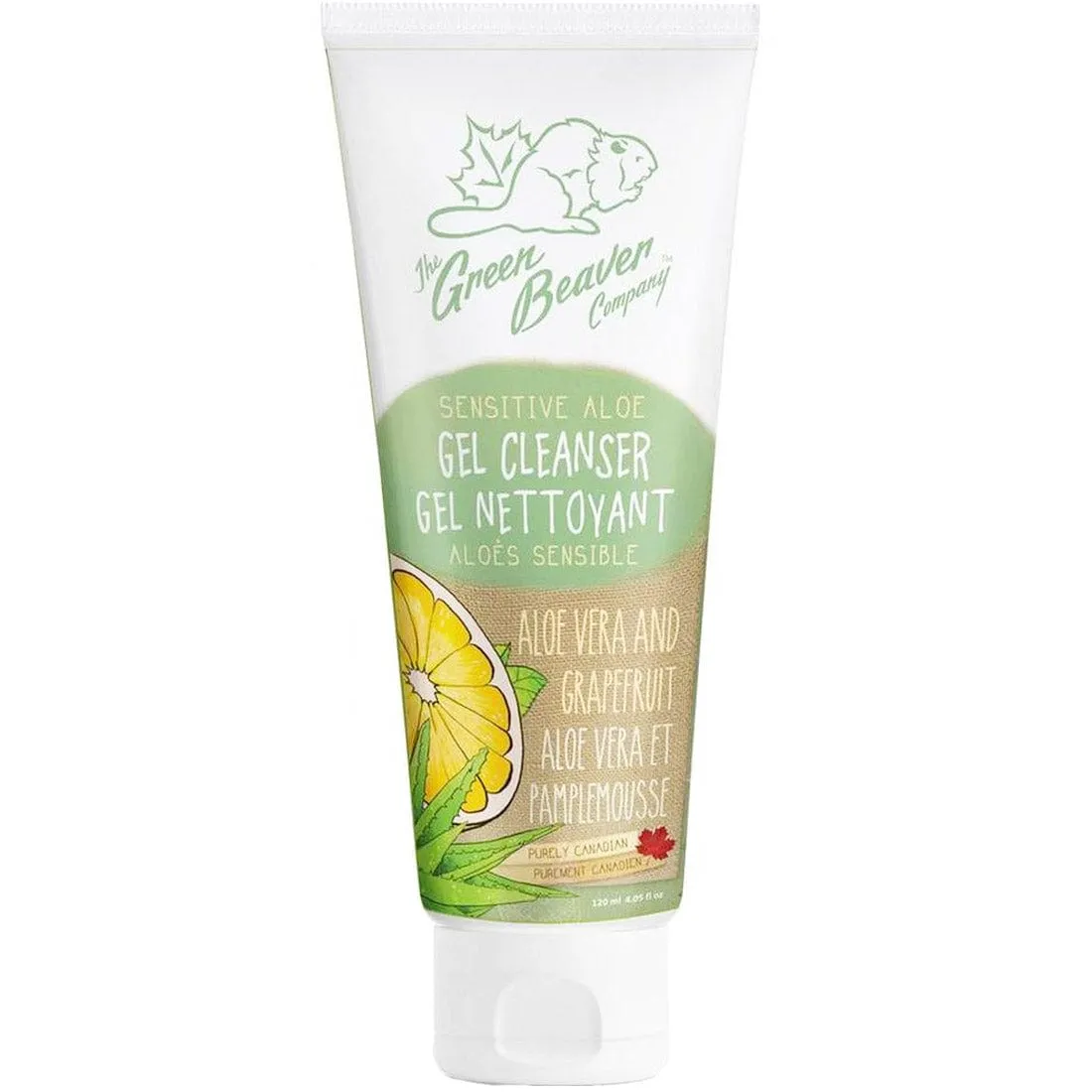 Green Beaver Sensitive Aloe & Grapefruit Facial Cleanser, 120ml