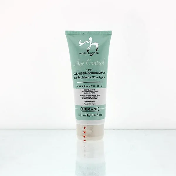 Hemani Age Control 3In1 Face Wash   Scrub   Mask