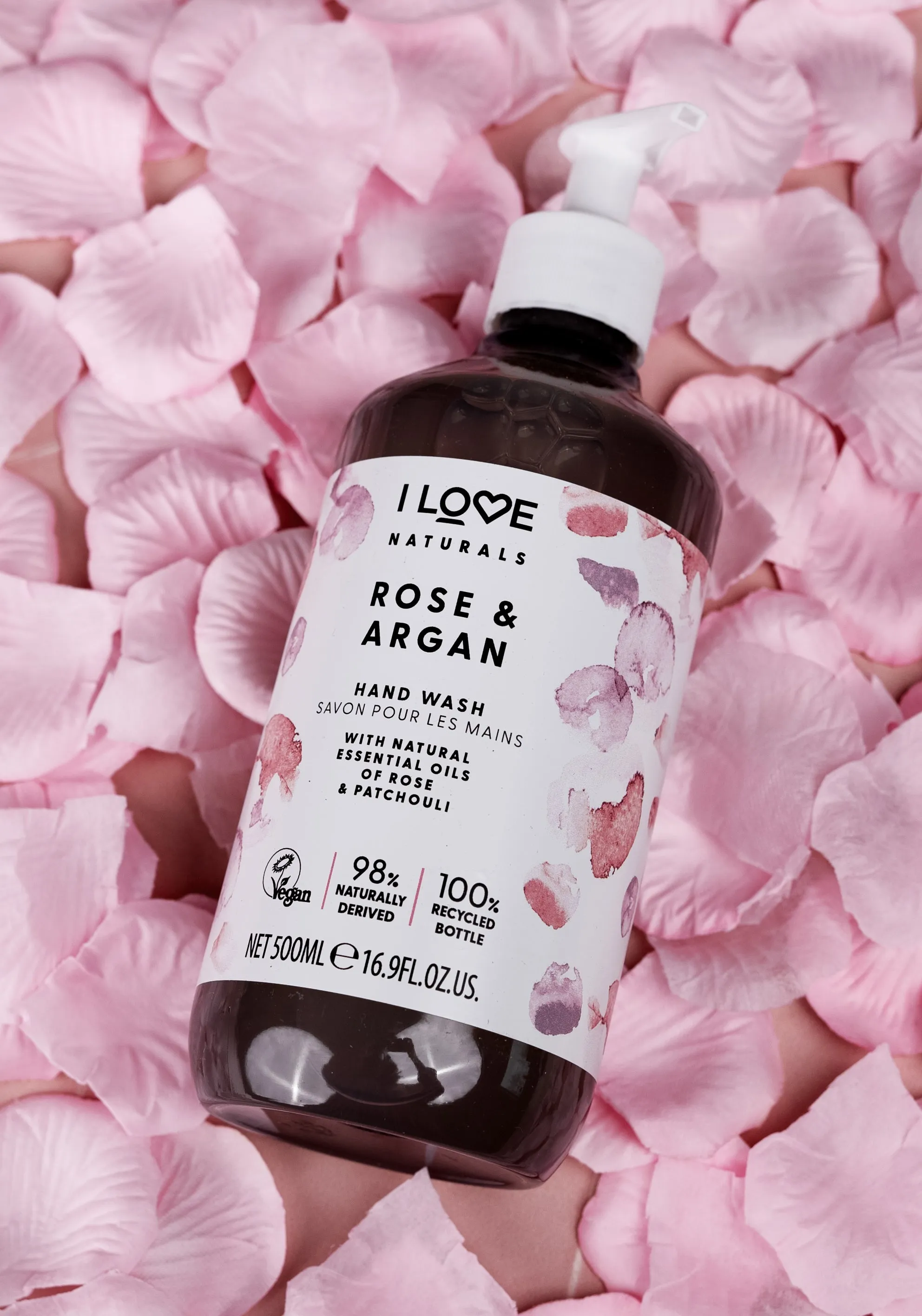 I Love Naturals Hand Wash Rose & Argan 500ml