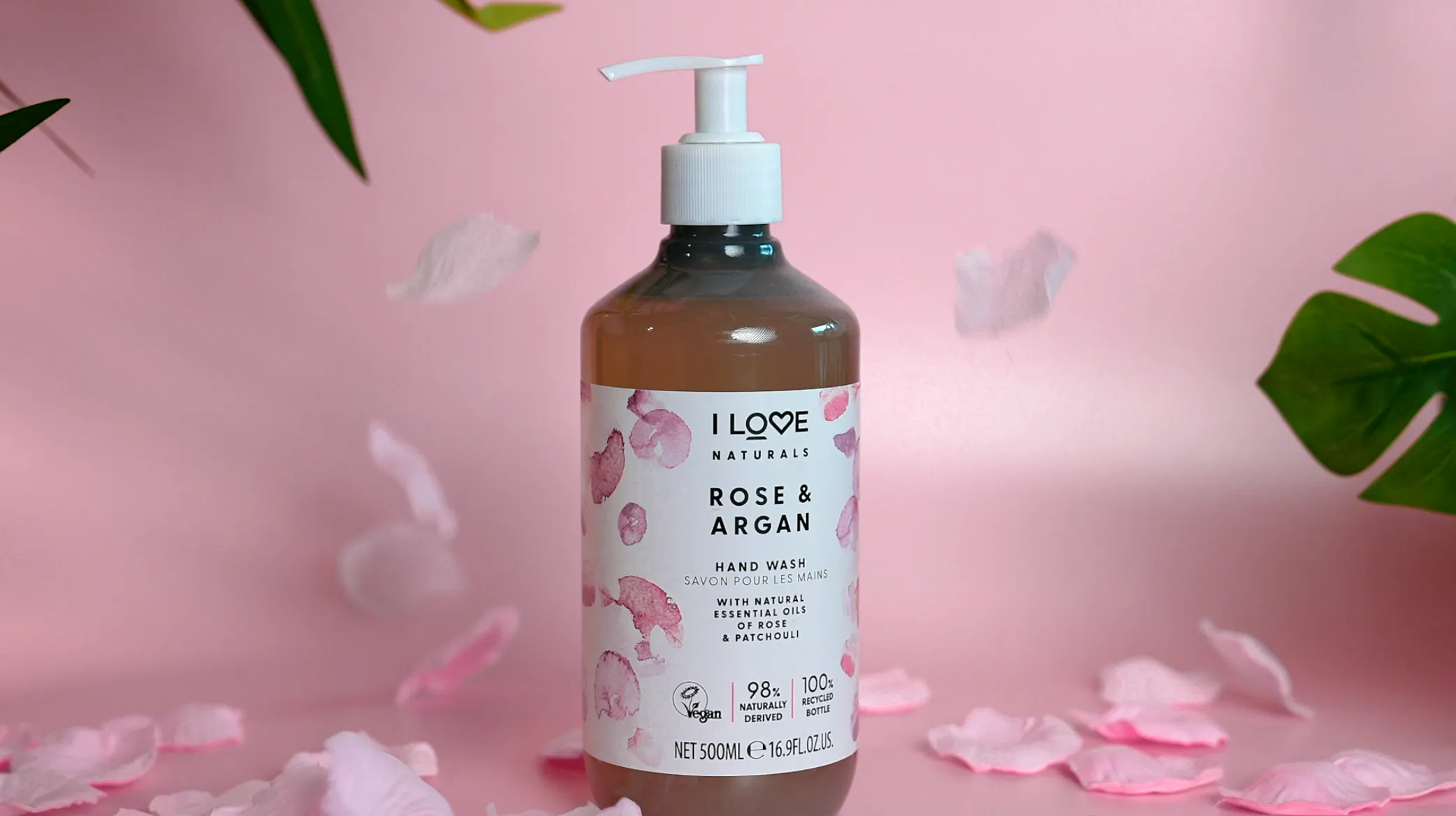 I Love Naturals Hand Wash Rose & Argan 500ml