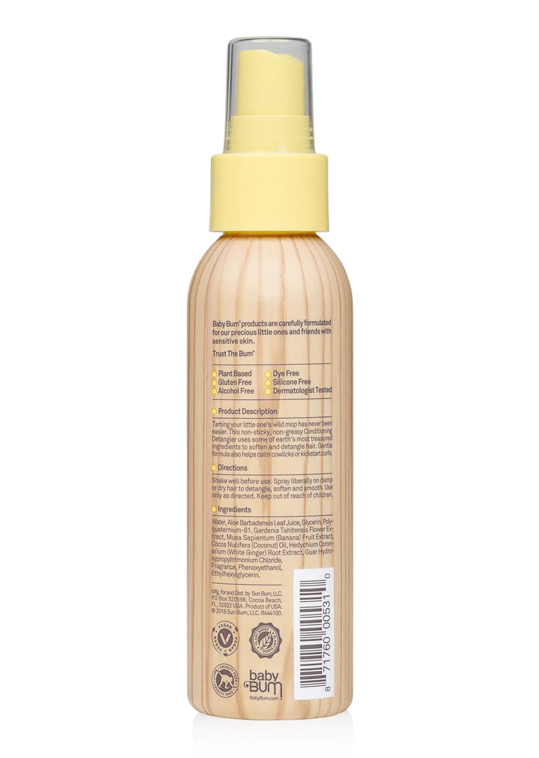 Sun Bum Baby Bum Hair Detangler