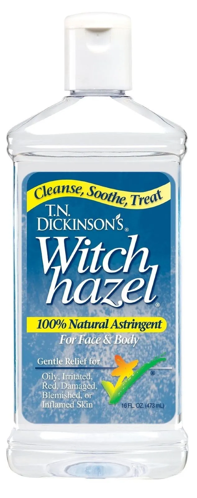 T.N. Dickinson Witch Hazel Dickinson Astringent Blue Label 16 Oz