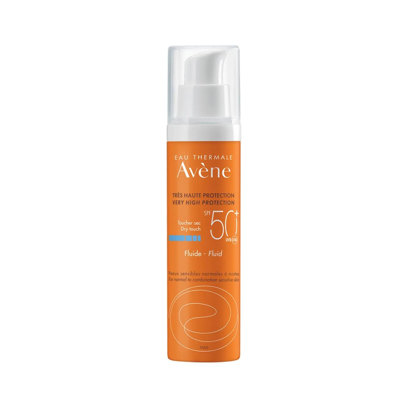 Very High Protection Dry Touch Fluid SPF50  - Normal to Combination Sensitive Skin